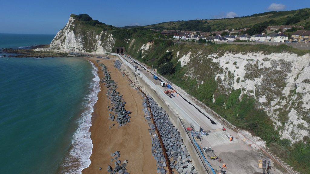 Protecting Dover’s railway when the coastline gave way