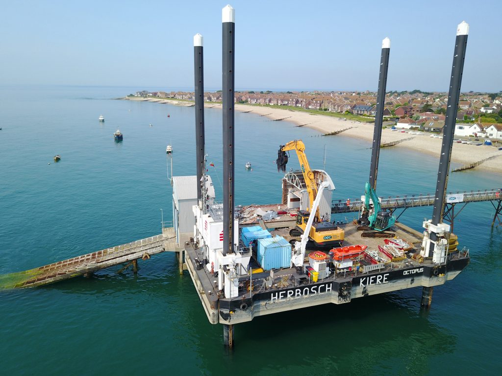 Demolition of Selsey RNLI lifeboat station