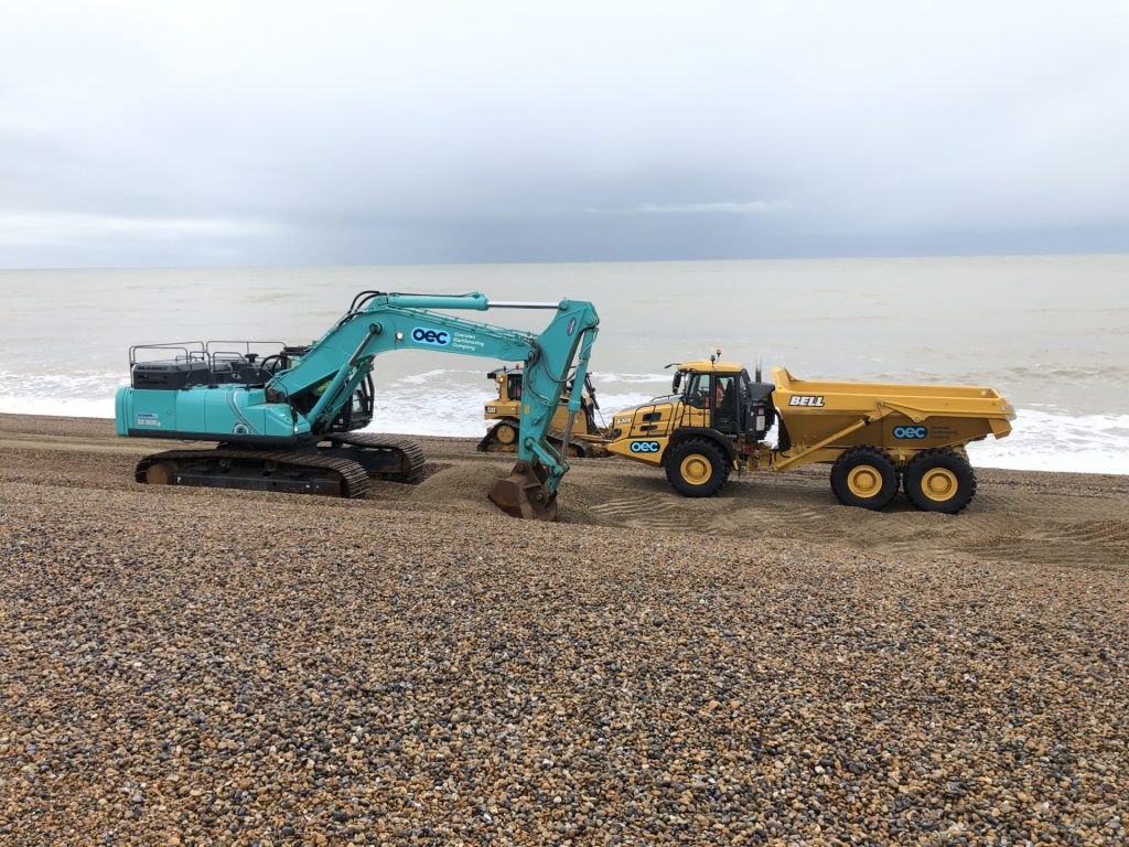 Beach recycling